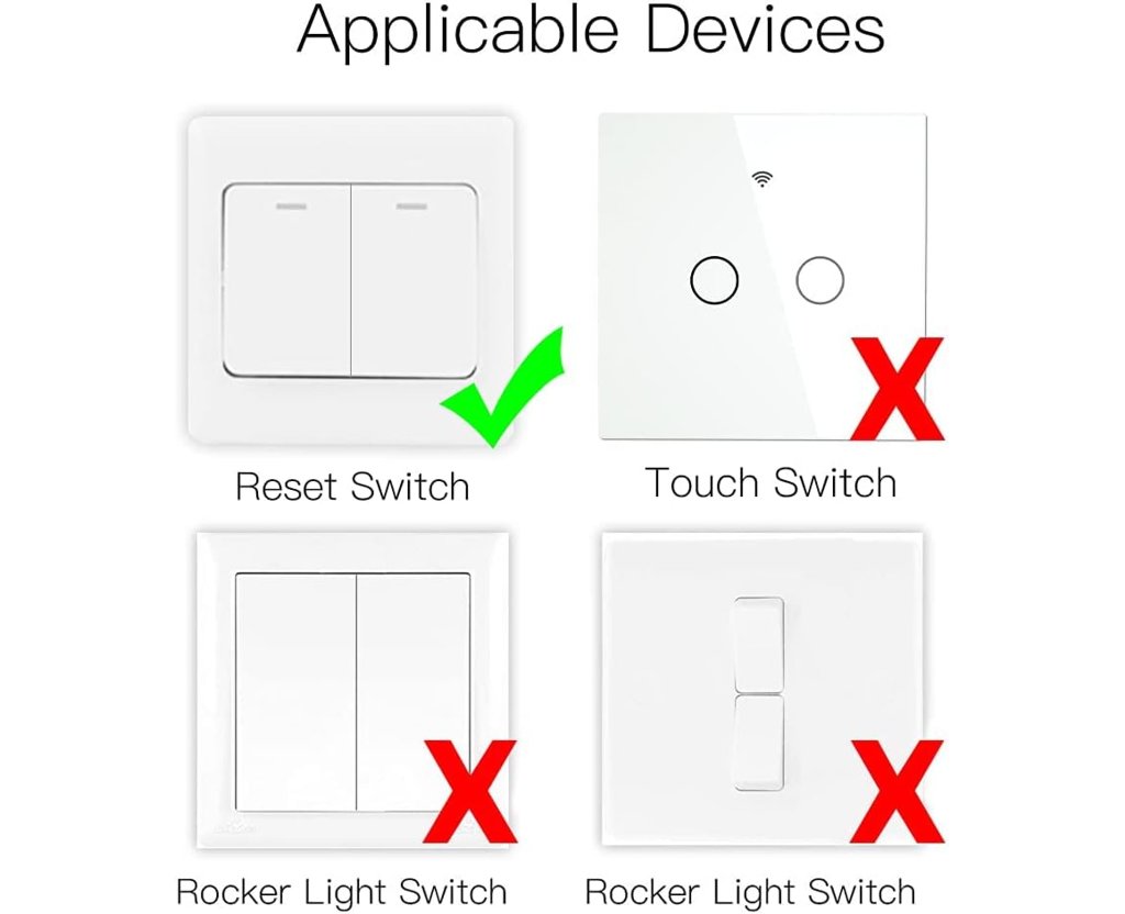 Moes MS-105B Mini Smart Dimmer, Zigbee 2